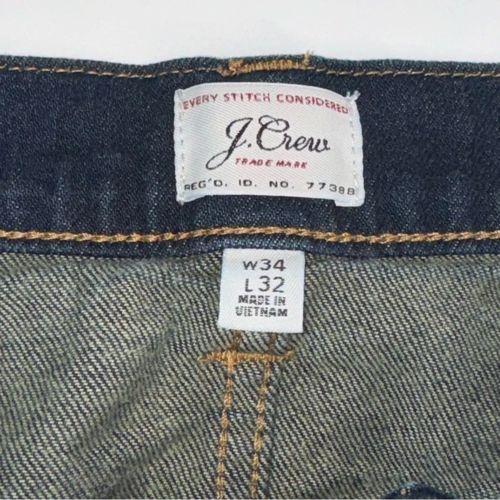 J Crew 250 Skinny Stretch on Demand jean in dark worn-in wash AB689